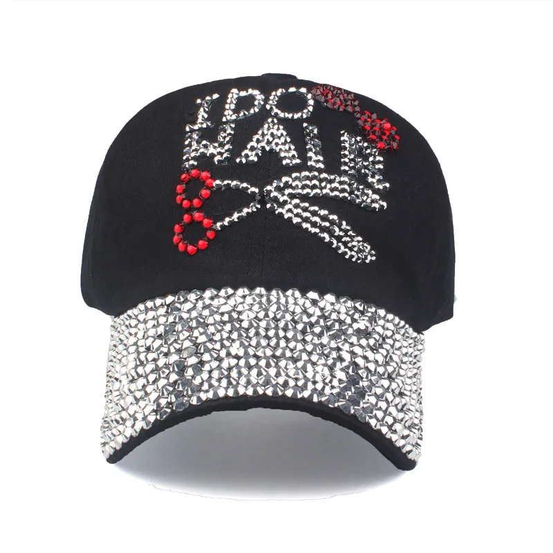 [YARBUU]Baseball caps new fashion style women's rhinestone hat denim and cotton Gorras snapback cap Casquette hats drop shipping