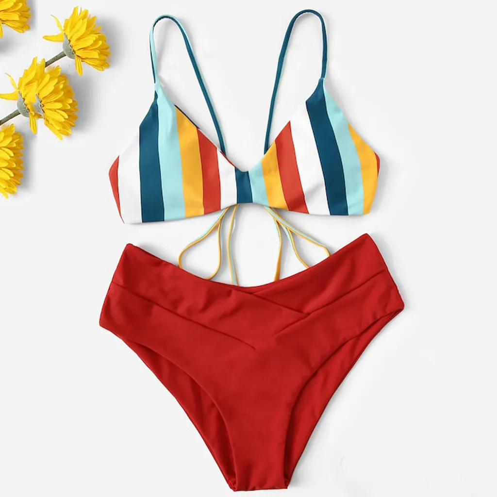 2019 Горячая Женская печать пуш-ап пляжный бюстгальтер с подкладкой бикини