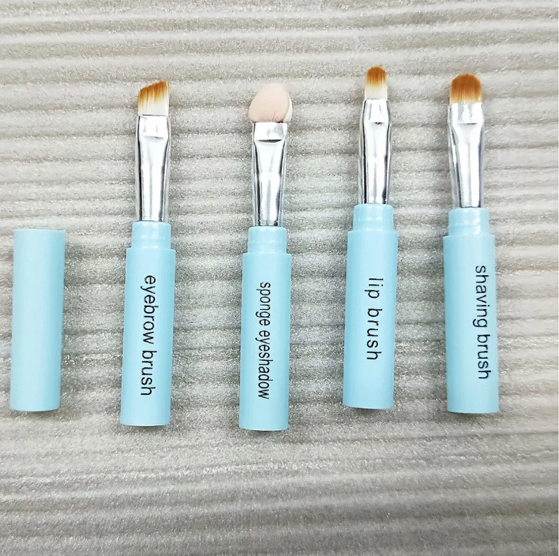 4 in one cosmetic brush multifunctional removable lip line eye shadow sponge brush. | Красота и здоровье