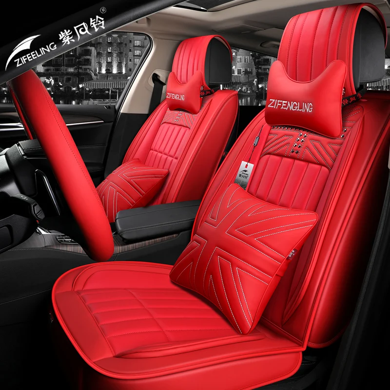 

Top leather Car Seat Cover,Universal Seat Car-Styling For Mazda 3/6/2 MX-5 CX-7 CX-5 Series Car Seat Cushions Car pad