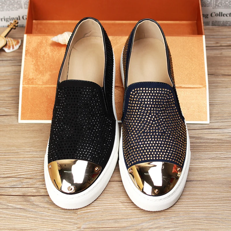 Новинка 2017 года из натуральной кожи Туфли без каблуков лодка Для мужчин Лоферы