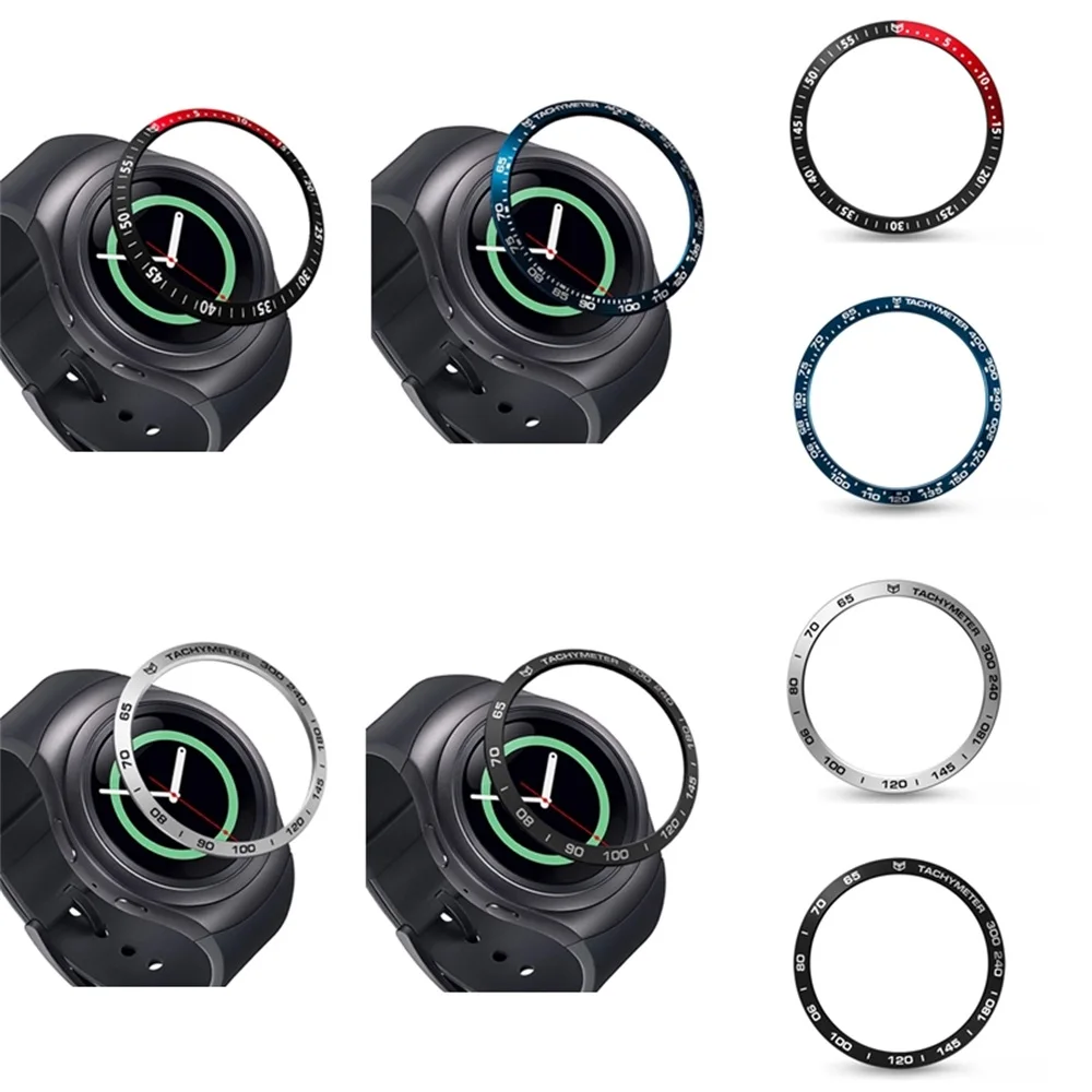 Для samsung gear S2 Classic/Sport ободок кольцо из нержавеющей стали металлический корпус крышка смарт часы замена аксессуары ремешок Ремешок