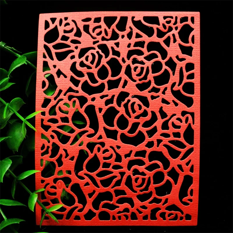 KSCRAFT Roses frame metal die cutting dies scrapbooking embossing folder suit for machine | Дом и сад