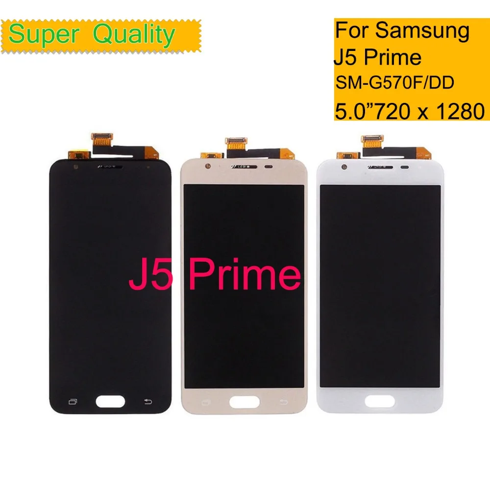 10 шт./лот для Samsung Galaxy J5 Prime LCD G570 G570F On5 2016 G5700 ЖК дисплей сенсорный экран дигитайзер