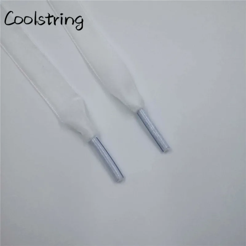 Coolstring 1,27 см(1/2 дюйма) пластиковые наконечники плоские односторонние сверхпрочные вельветовые шнурки для спортивной обуви одна пара Прямая поставка