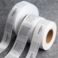 customized silk care labelwashing labelgarment woven labeltag printing satin polyester clothing washable labels