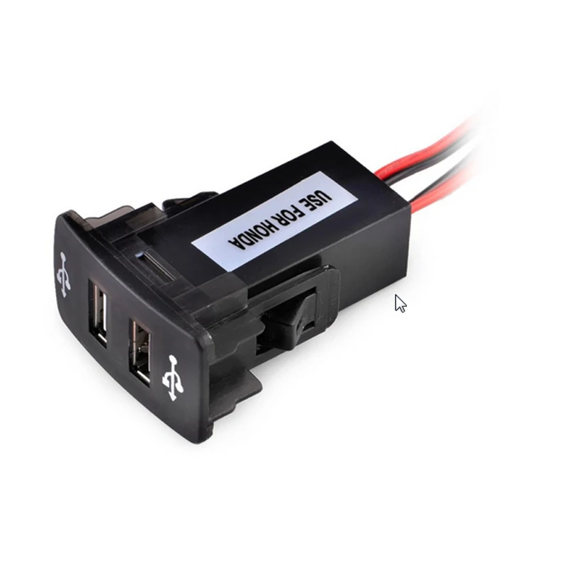 Зарядное устройство с 2 USB портами для Honda|car usb connector|usb hondaport honda |
