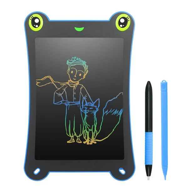 Blue NEWYES цифровой графический планшет 8,5 дюймов lcd доска для рисования электронный планшет для письма художественный цветной дисплей детский подарок с ручкой - Цвет: Blue