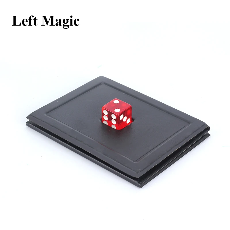 

Funny Dice Thru Mirror Magic Tricks Solid Through Solid Magic Magician Close Up Gimmick Props Mentalism