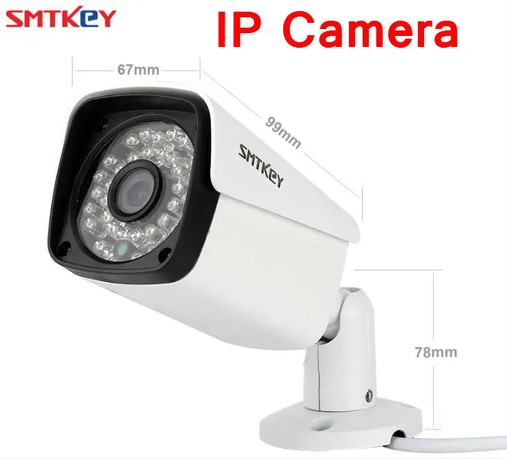 Водонепроницаемый Открытый Onvif проводной 48 В POE IP Камера IPC 1MP 1.3MP 2MP 720 P 960 1080