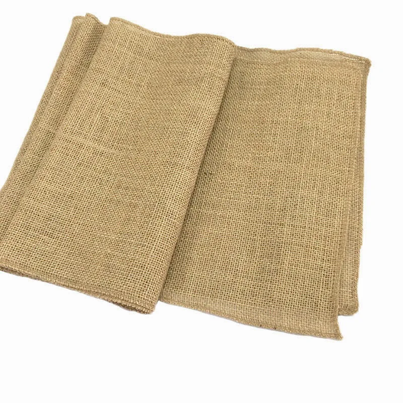 SMOPOR качественные l мешковины круглые льняные скатерти джутовые Hessian