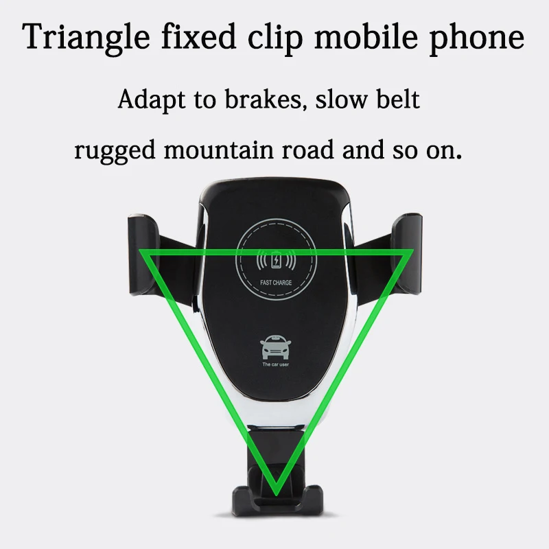 MJ car wireless charger Fast charging No fever mobile phone IOS android inalambrico de battery a bordo del coche ventosa 18650 |