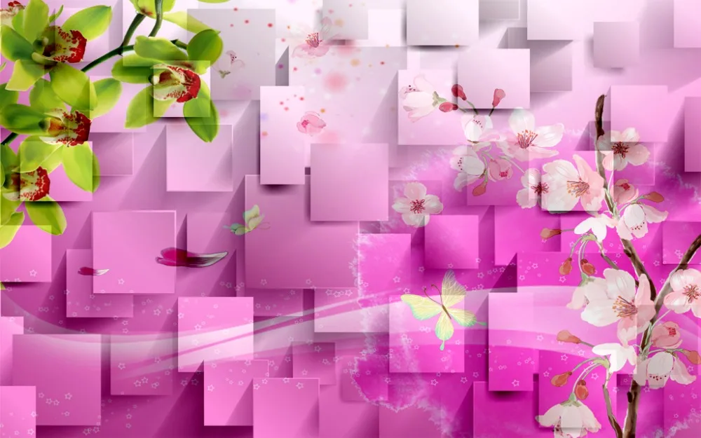 

Curtains for living room flower Bedding room 3D Curtains High Quality Home Decoration