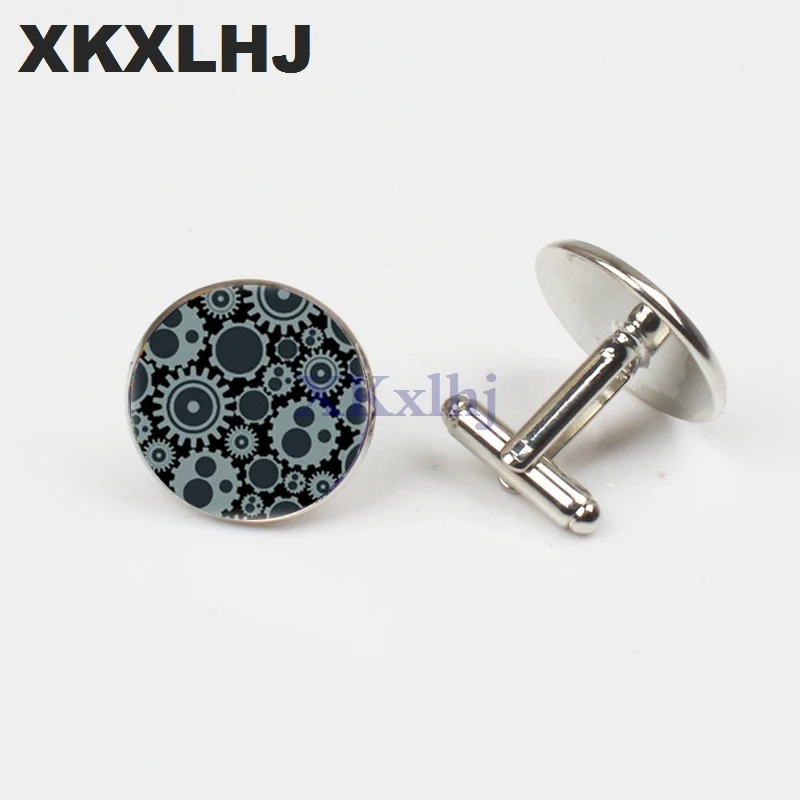 

XKXLHJ квадратная запонка с узором в виде роботов, художественная запонка для фото, Высококачественная ручная работа, ювелирные изделия, аксес...