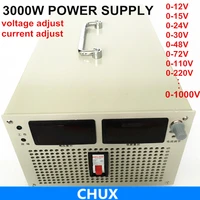 big walt 3000w 0 12v 15v 24v 48v 72v 110v adjustable switching power supply ac to dc for led light laboratory test power supply