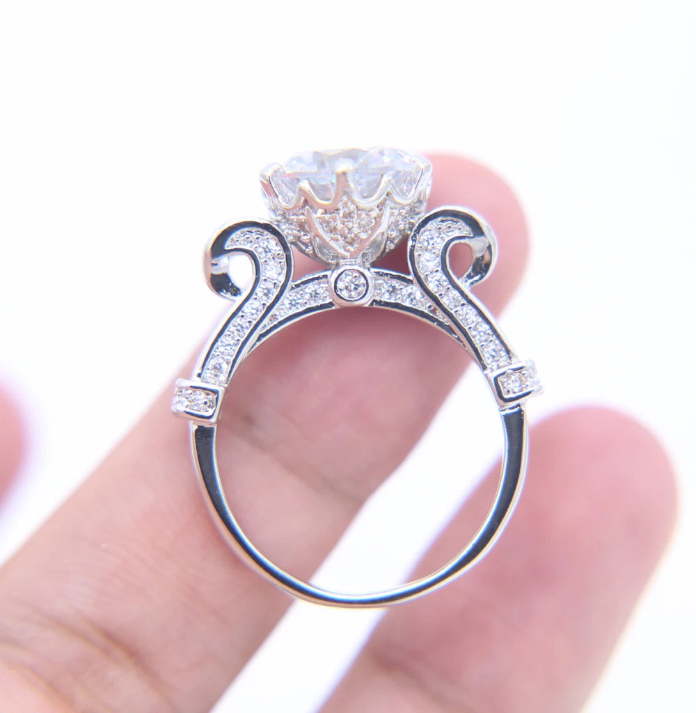 Женское кольцо сверкающее с фианитом|ring jewelry|ladies ringsbig stone |