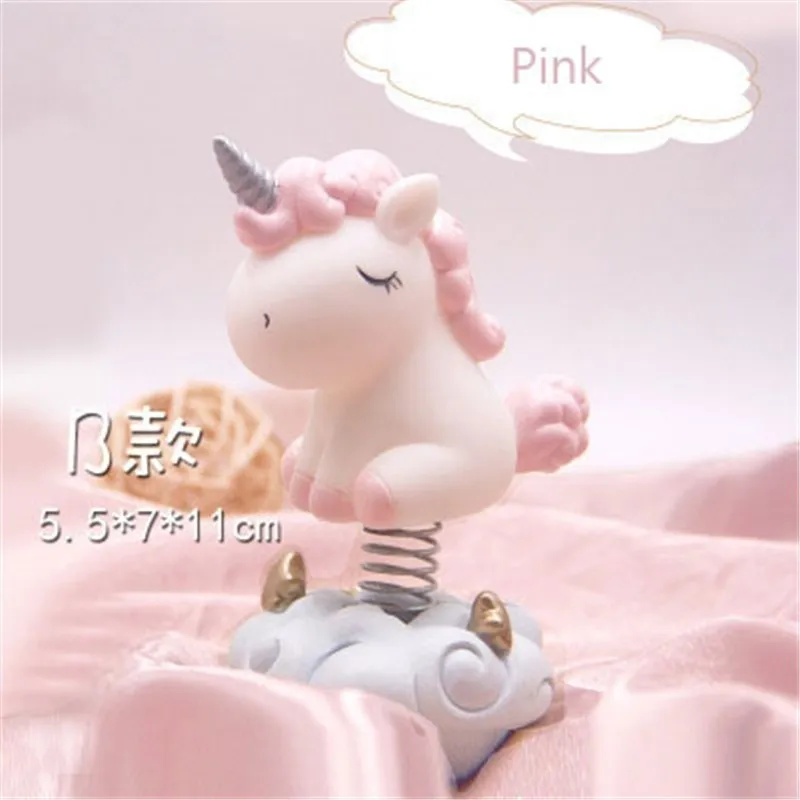 Светодиодный светильник в виде единорога фигурки кукол мультяшный единорог