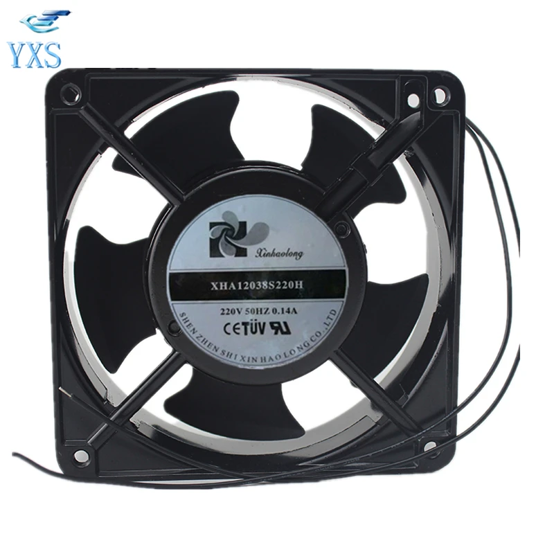 XHA12038S220H AC 220V 0.14A 12038 12 см 120*120*38 мм 50 Гц Высокоэффективный вентилятор охлаждения |