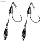 QualyQualy лезвие Плавание бронзовых морских рыболовных крючков #30 #40 #50 Jig Head Плавание mer крюк пресноводные морские рыболовные мягкий крючок под червя