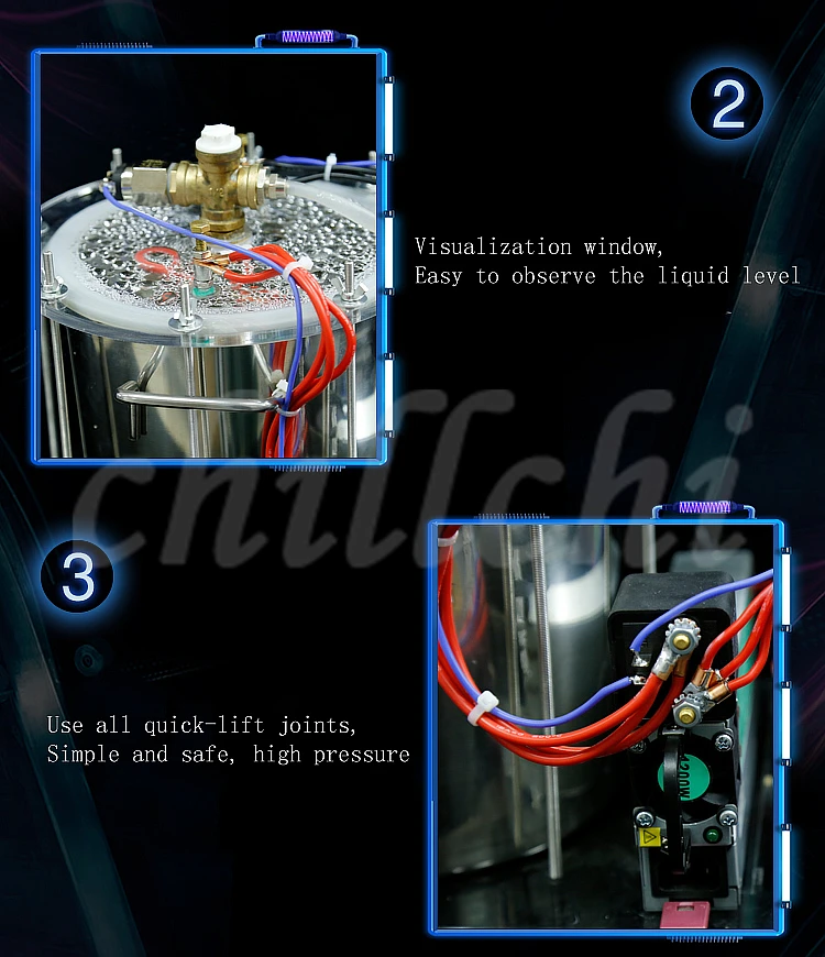 Большая мощность 1000 Вт электролитическая водяная машина, принцип обработки нагрева, научное экспериментальное оборудование