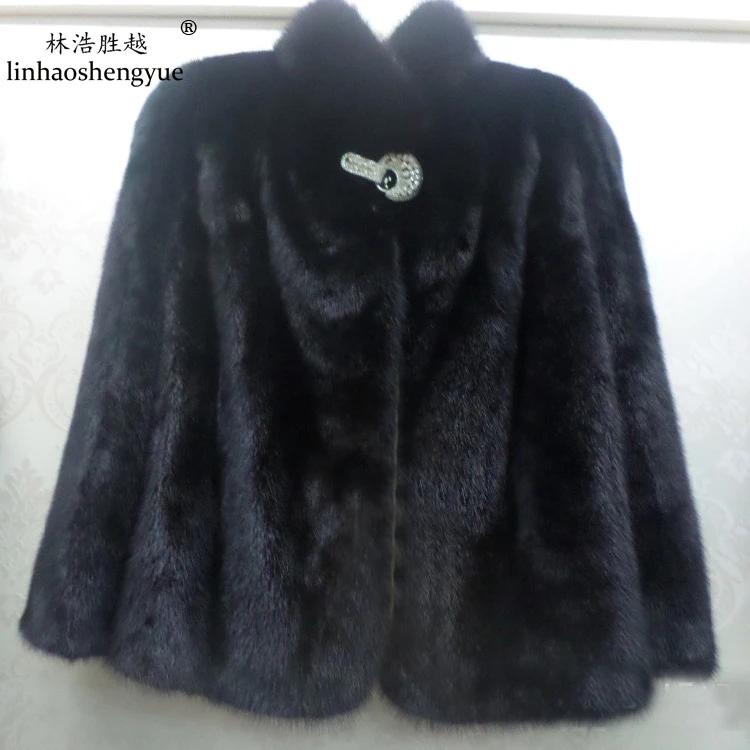 Linhaoshengyue реальных шуба из натуральной норки | Женская одежда