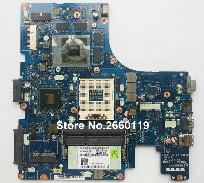 

laptop motherboard for lenovo Z400 LA-9061P system mainboard, fully tested