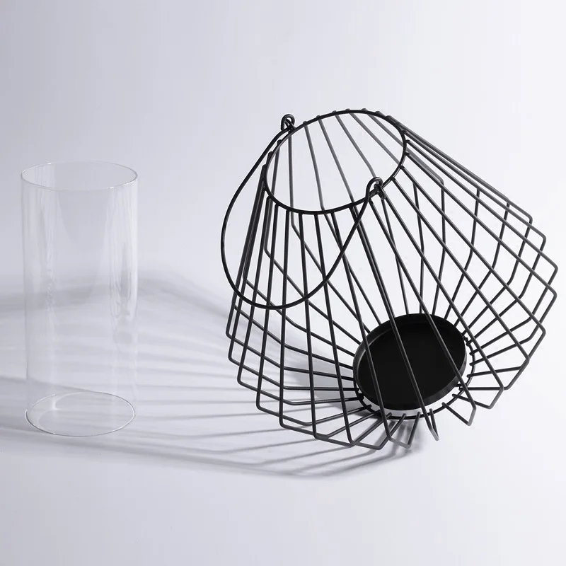 Минималистичные современные металлические подсвечники для гостиной столовой