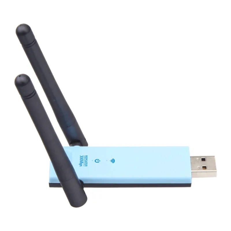 USB Wireless-N300Mbps расширитель диапазона повторитель двойной антенны мини маршрутизатор Усилитель сигнала Усилитель 802.11n/g/b