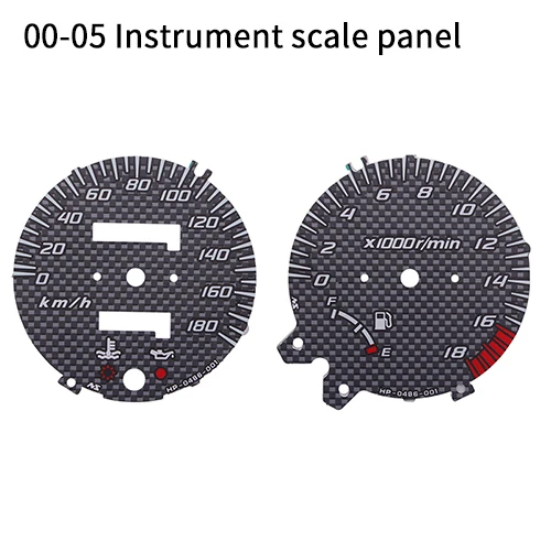 scale panel 00 to 05 Аксессуары для мотоциклов чехол для прибора комплект Спидометра Крышка для Honda Hornet CB250 Hornet250 - Цвет: scale panel 00 to 05