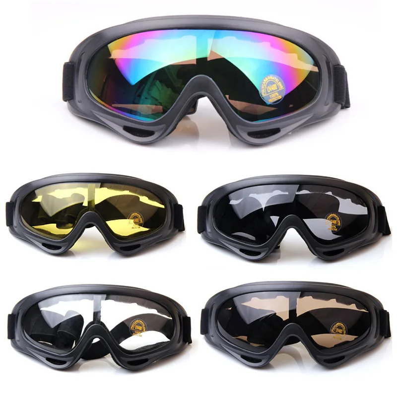 Мотоциклетные очки зимние ветрозащитные для улицы лыжные защитные страйкбола