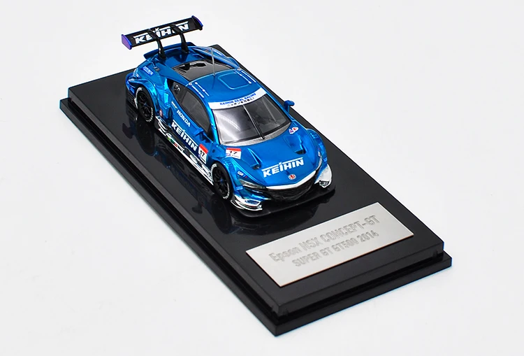 3 цвета оригинальные, фабричные, по цене производителя, 1: 64 Honda NSX CONCEPT-GT GT500 брелок для автомобильных ключей, игрушки для детей литья под давлением модель автомобиля подарок на день рождения