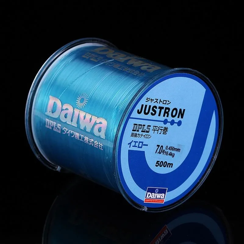 Sky Blue DONQL Z60 леска 500 м нейлоновая серия Daiwa супер сильная японская моноволоконная нейлоновая леска для рыбалки Pesca от 0,4 до 8,0 - Цвет: Sky Blue