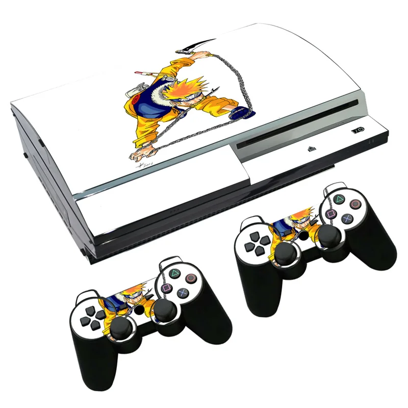 Аниме Наруто кожи Стикеры наклейка для PS3 жира Игровые приставки 3 консоли и контроллеры для PS3 скины Стикеры винил