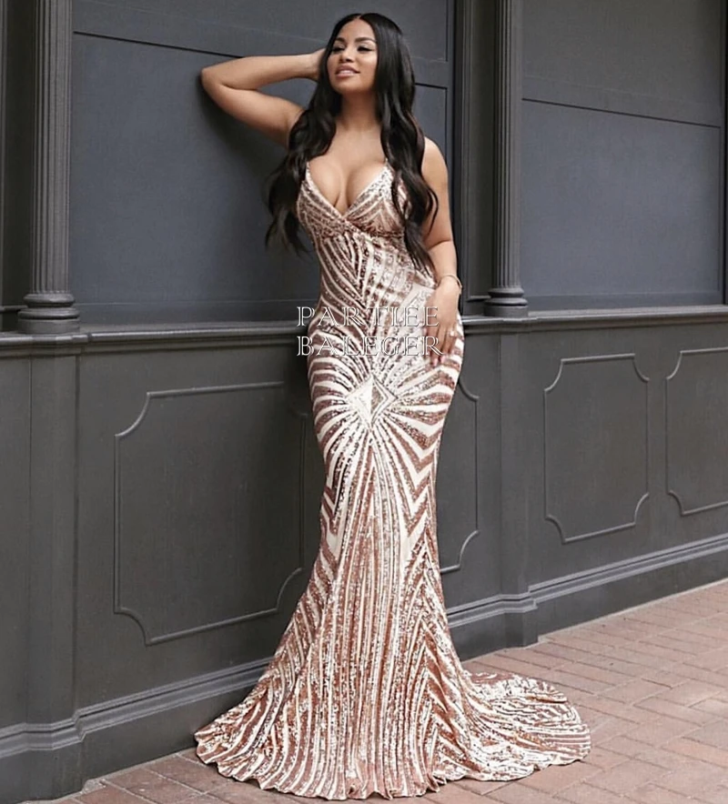 2019 Новое поступление Мода блестками Украшенные Sexy V средства ухода за кожей шеи