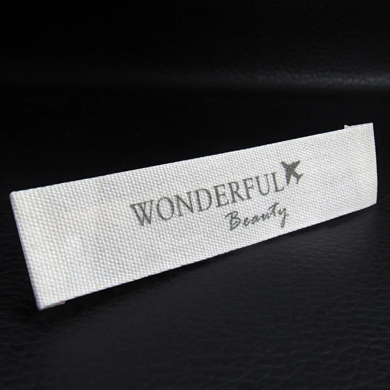 Пользовательские этикетки для одежды петля СГИБ индивидуальные с логотипом