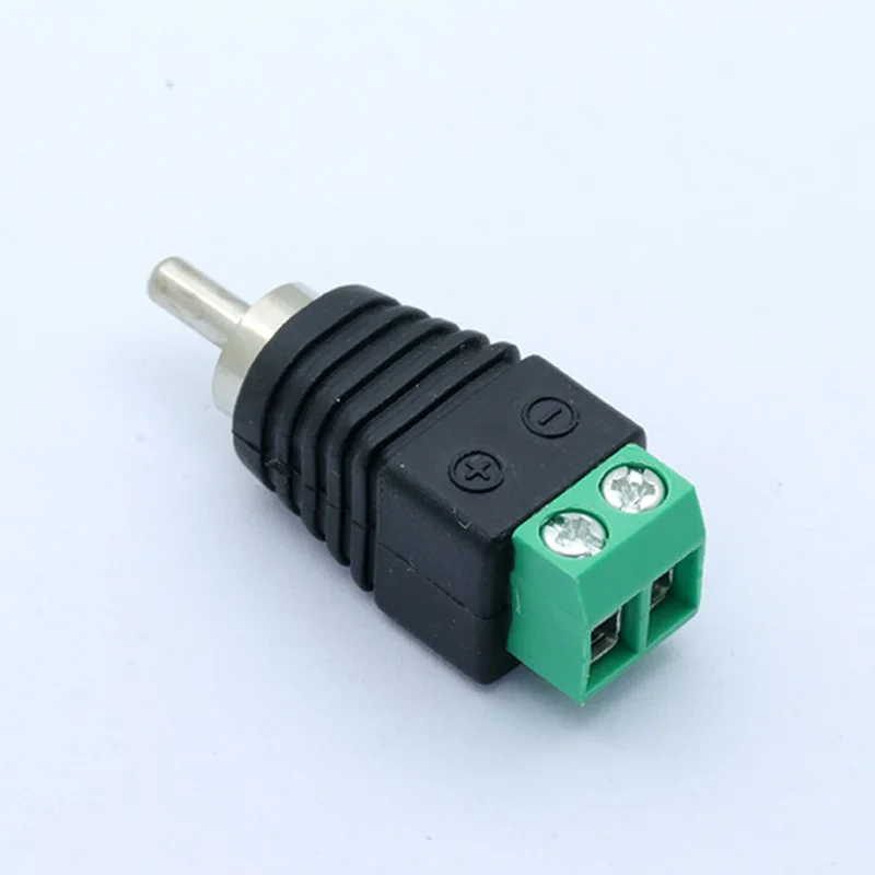 3шт./лот CCTV Phono RCA штекер к AV терминалу разъем видео Balun международный стандарт|plug