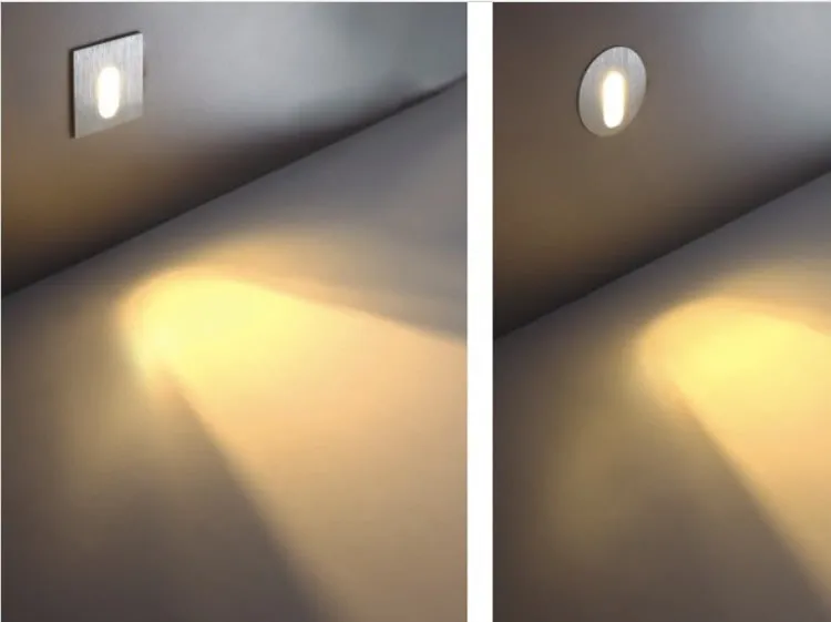 20 шт. квадратный/круглый 3 Вт затемняемый Светодиодный встраиваемый светильник