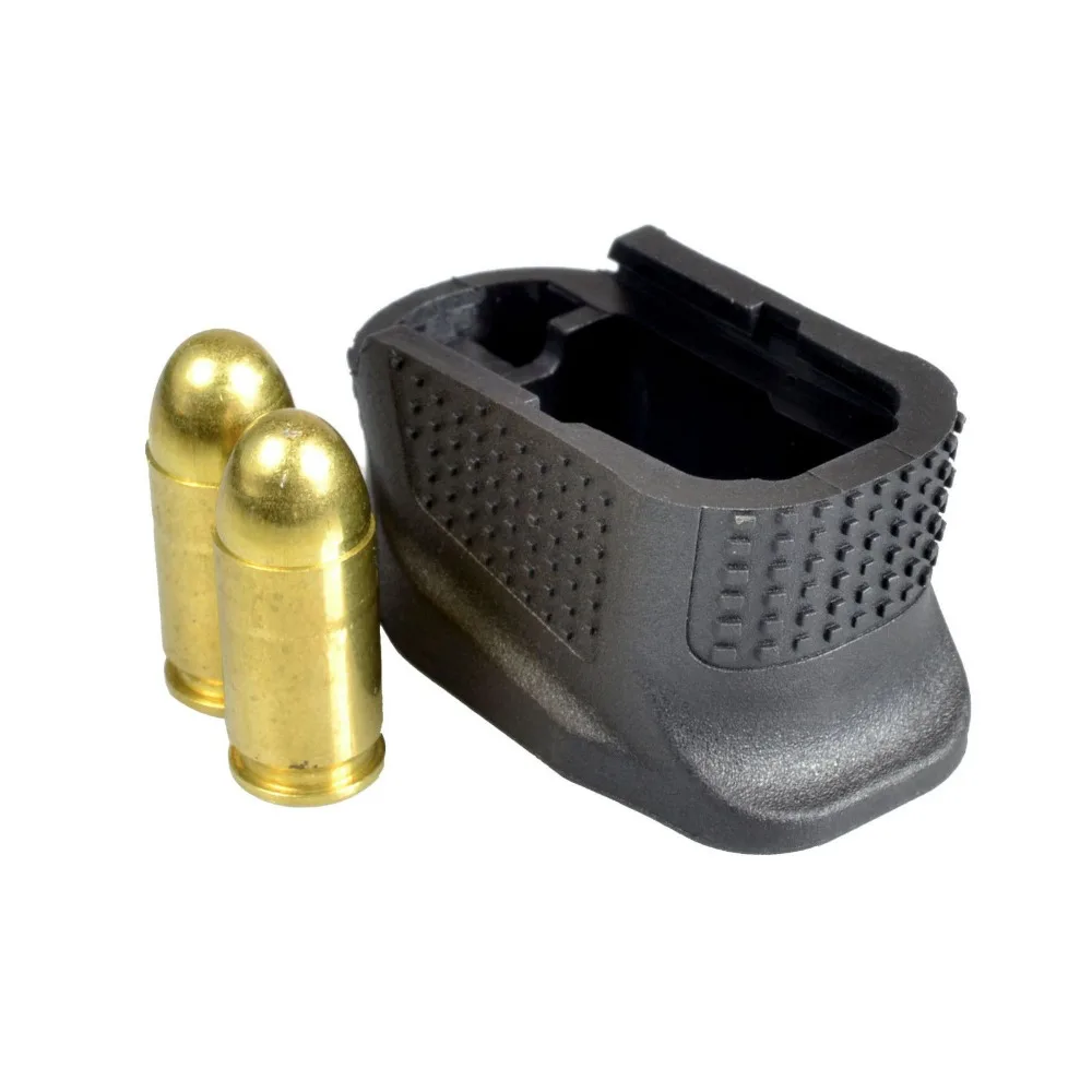 Glock 43 более Журнал Расширение базы накладка пластина для 9 мм 6rd пистолет плюс 2-круглый G43 Mag Сцепление Заглушка рамы