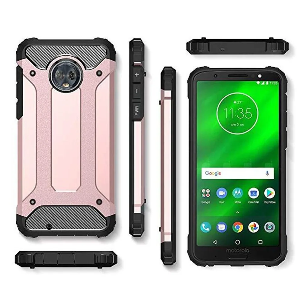 Чехол для Motorola Moto G6 G5 G5S G4 E5 Go P30 One Power Plus Play защитный жесткий Ударопрочный ПК с