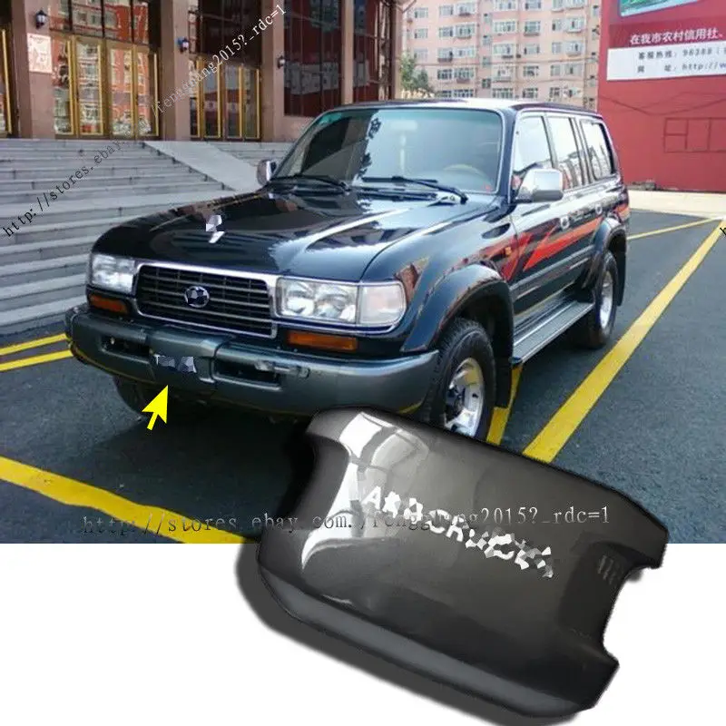 Для Toyota Land Cruiser LC80 FZJ80 ABS передний бампер лебедка Крышка отделкой 1998-2001