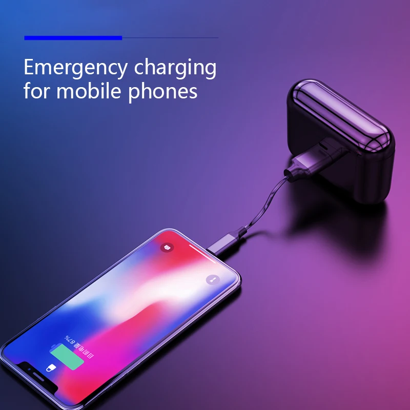 Tws беспроводные Bluetooth наушники 5 0 TWS стерео с зарядным боксом 3500mAh IXP5