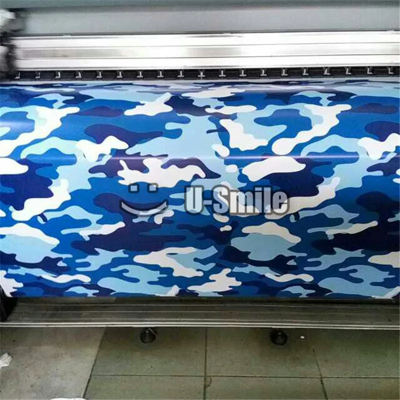 Детская виниловая пленка синего цвета камуфляжная для автомобиля без пузырьков