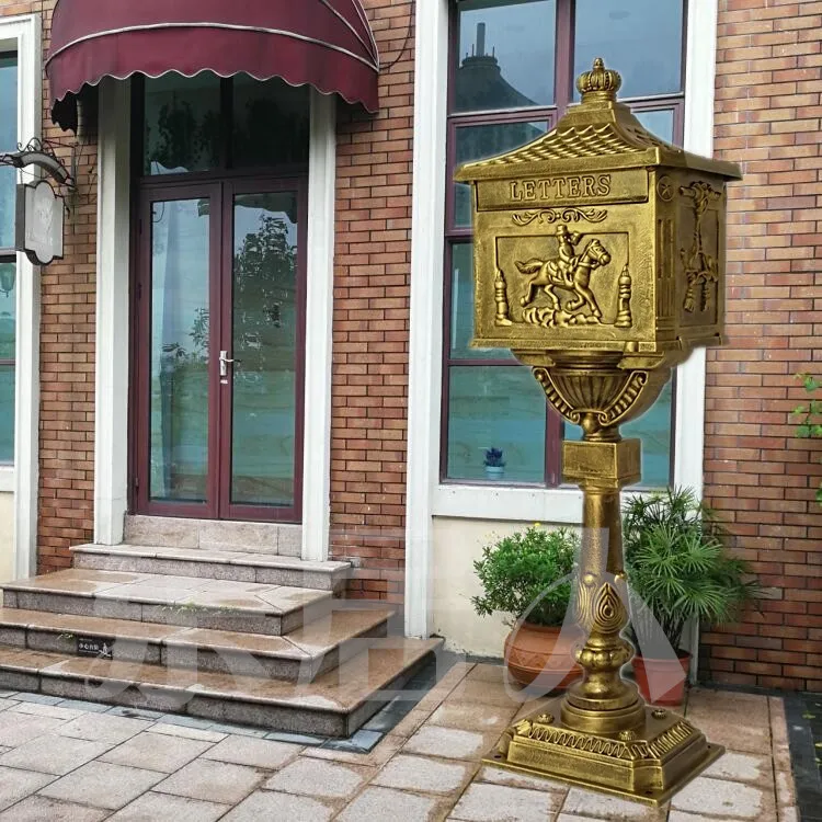 Лидер продаж вертикальный почтовый ящик алюминиевый сплав вертикально металлический почтовый ящик для почтовыx писeм страна чугун сад открытый п