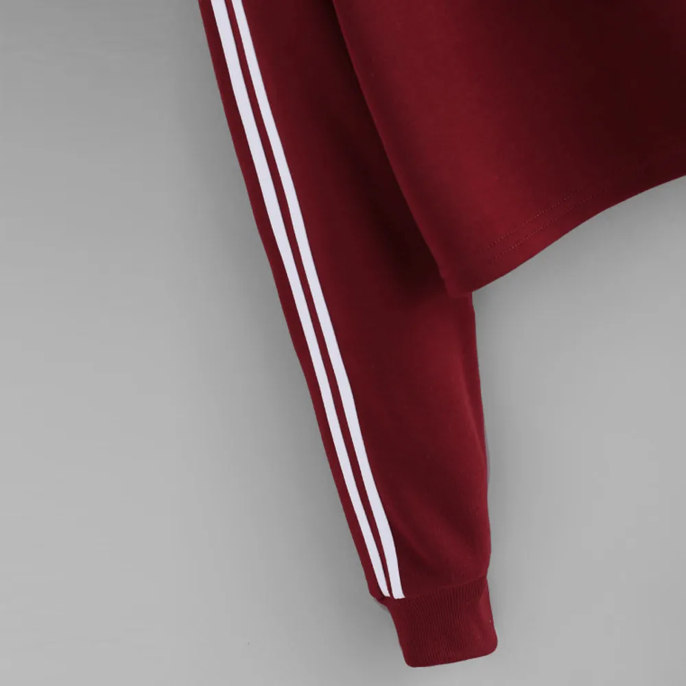 MISSOMO толстовки для женщин в полоску с длинным рукавом Толстовка Джемпер Пуловер С