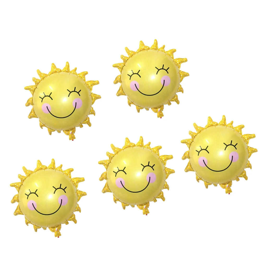5 шт. Солнечный цветок алюминиевая фольга воздушные шары для свадьбы дня рождения