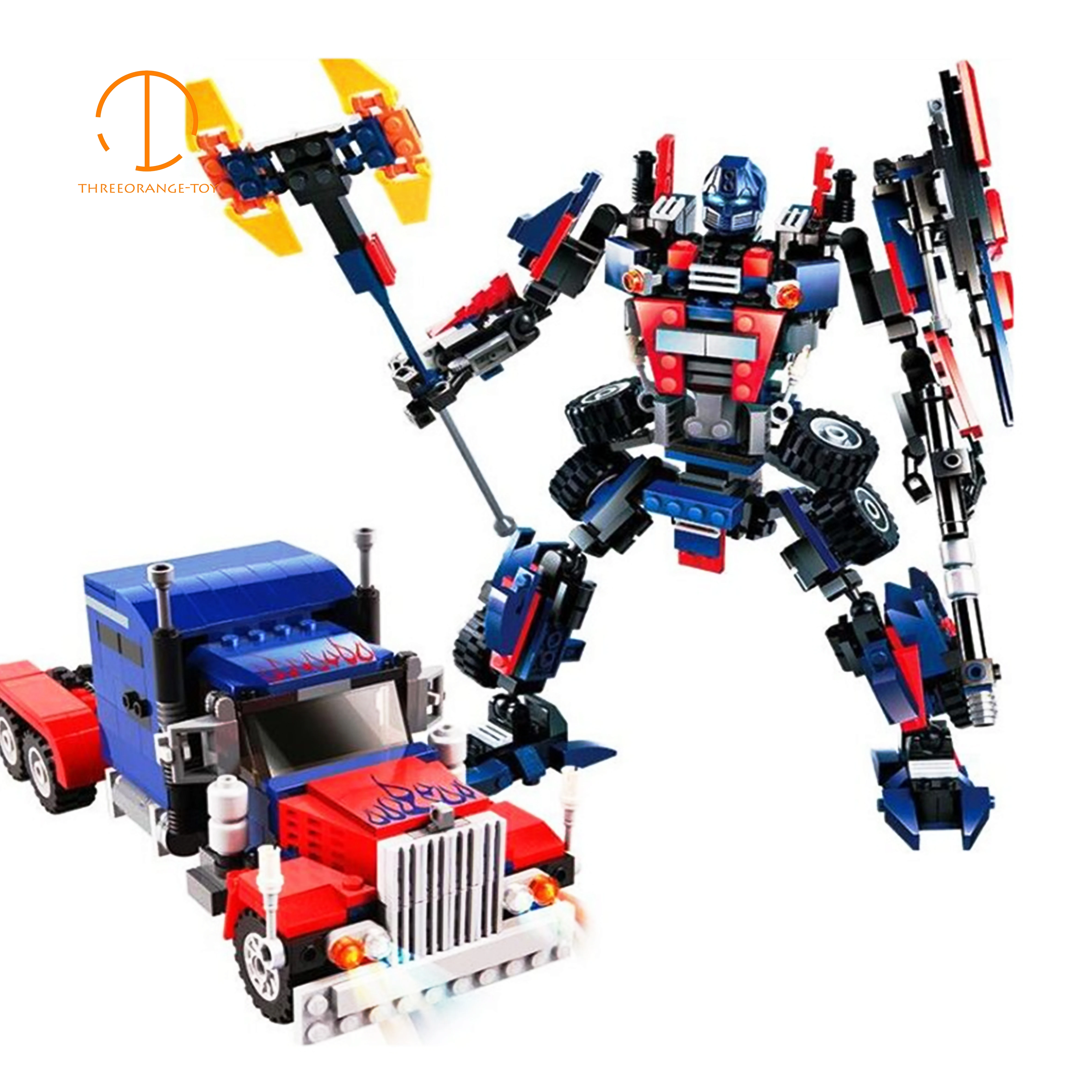 Трансформеры Оптимус грунтованный грузовик Technic Rotot transmor развития интеллекта