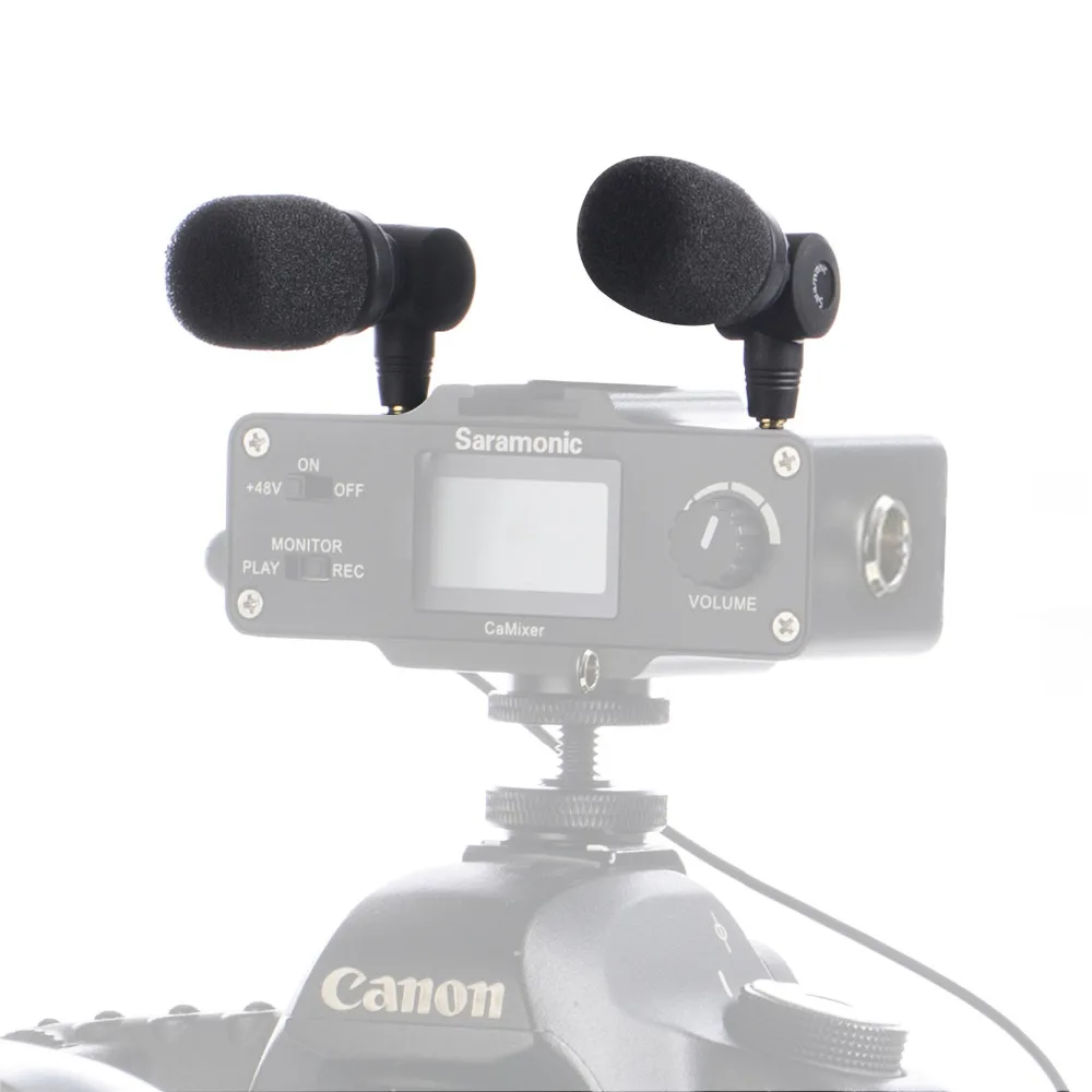 Saramonic SR XM1 3 5 мм TRS микрофон plug and play Mic для цифровых зеркальных камер видеокамеры