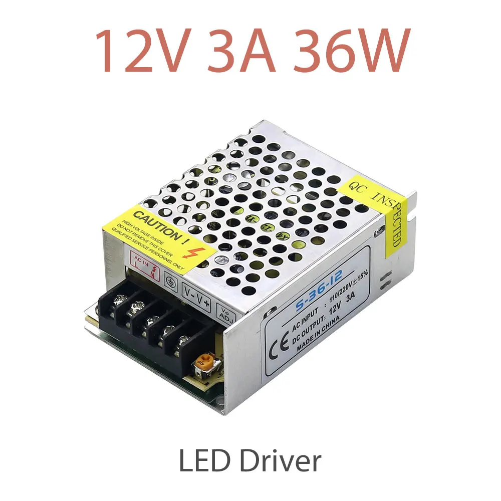 12V железнодорожных путей для High End Розничная полка дисплеев светильник ing полки супермаркета Системы светодиодный полка светильник Rail Dc Мощность разъем Проф - Цвет: Power Adapter 36W