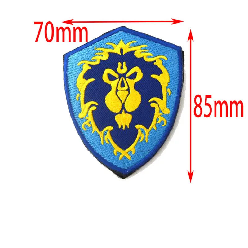 Alliance / Horde силы 3D вышитые нарукавники тактика морального личность значок Рюкзак