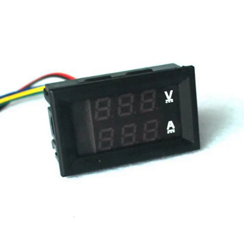 4 шт./лот DC 0 100 V/50A цифровой амперметр вольтметр 2 в 1 Цифровой усилитель напряжения